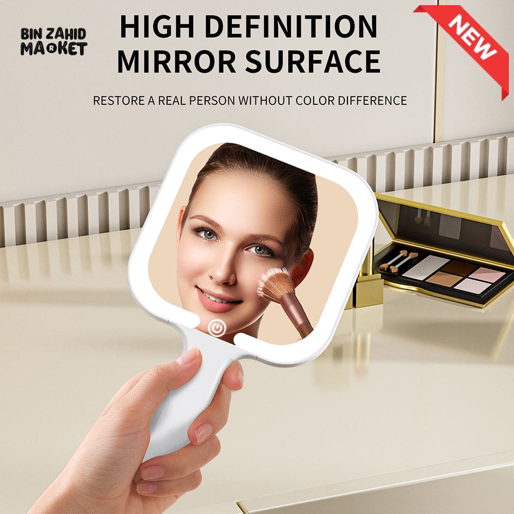 SMART LED TABLE MIRROR – RECHARGEABLE TOUCH SCREEN MAKEUP LIGHT
