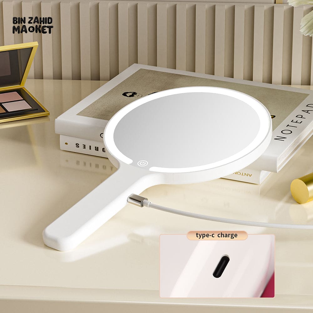 SMART LED TABLE MIRROR – RECHARGEABLE TOUCH SCREEN MAKEUP LIGHT