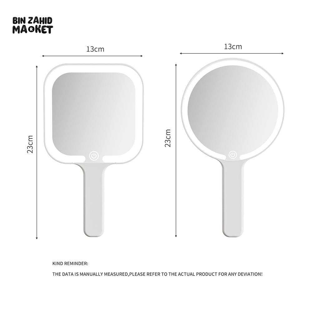 SMART LED TABLE MIRROR – RECHARGEABLE TOUCH SCREEN MAKEUP LIGHT