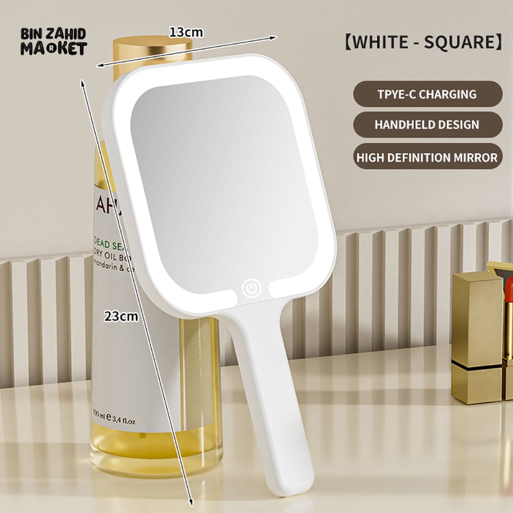 SMART LED TABLE MIRROR – RECHARGEABLE TOUCH SCREEN MAKEUP LIGHT
