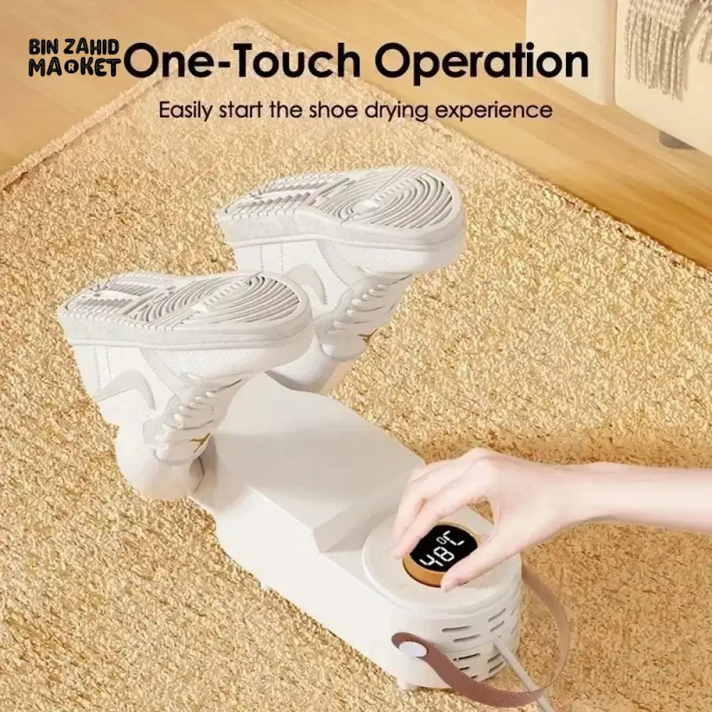 SMART TIMER SHOE DRYER – ADJUSTABLE FAST-DRYING SHOE WARMER WITH DEODORIZING & STERILIZING FUNCTION