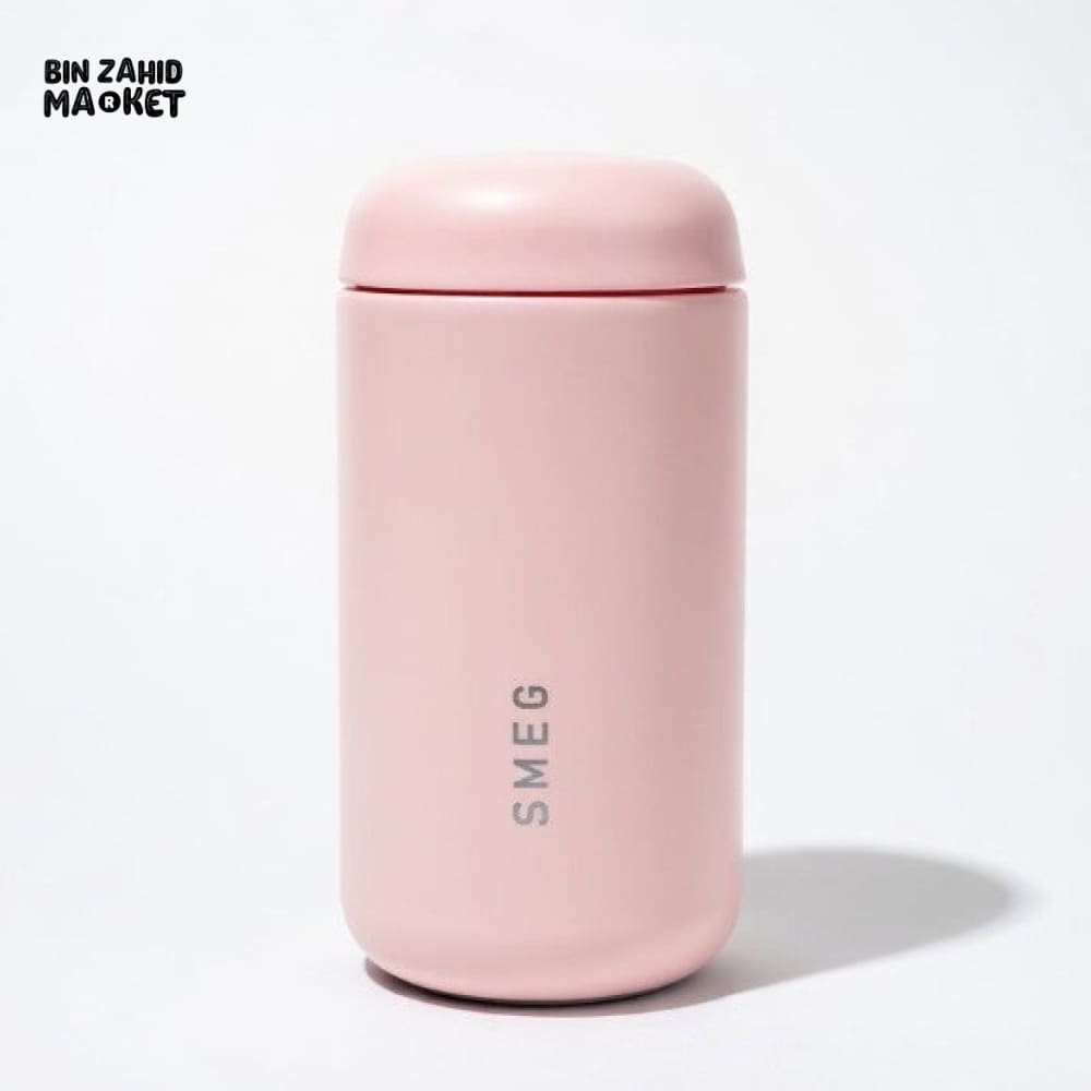 SMEG CAPSULE COFFEE TUMBLER STAINLESS STEEL 350ML - PINK