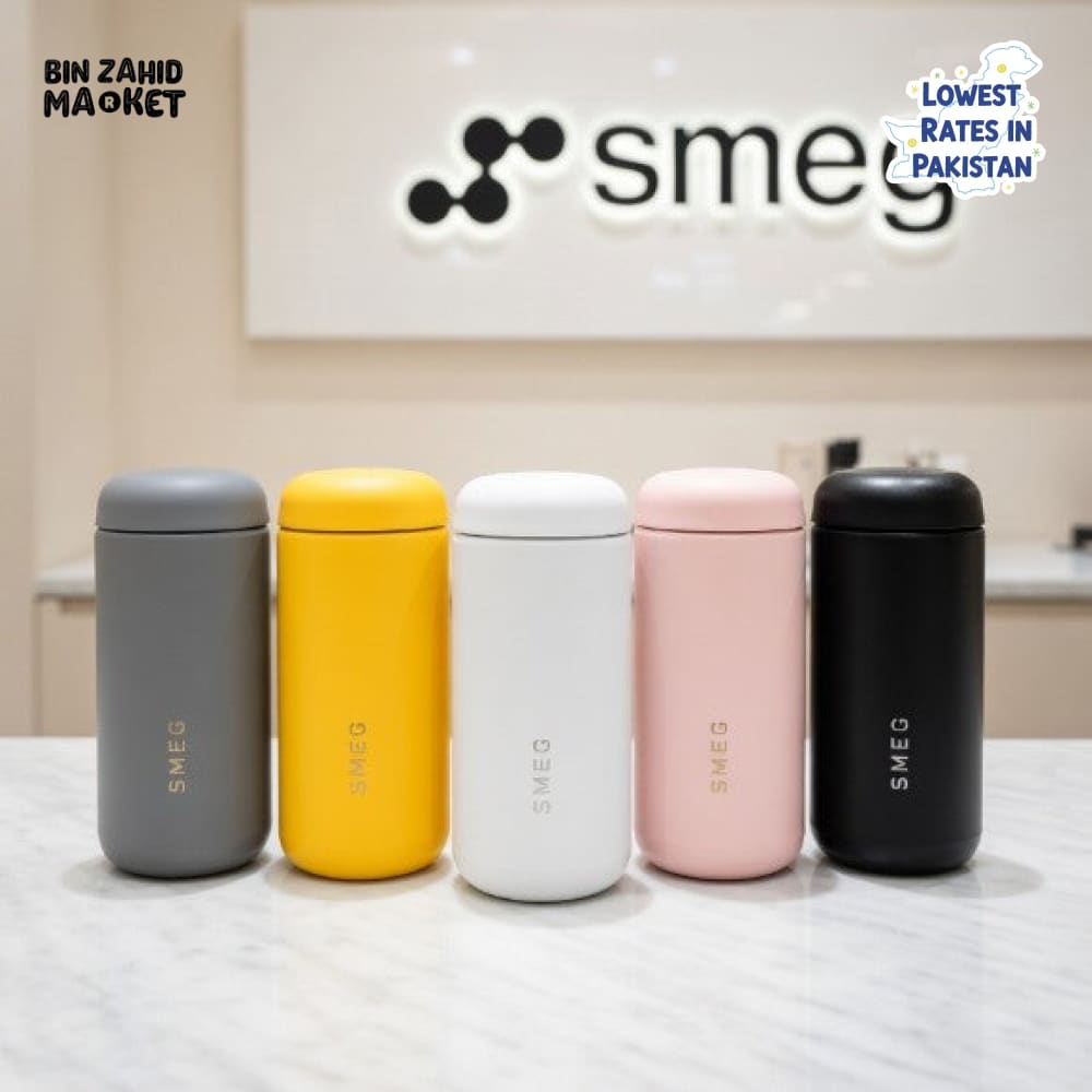 SMEG CAPSULE COFFEE TUMBLER STAINLESS STEEL 350ML - YELLOW
