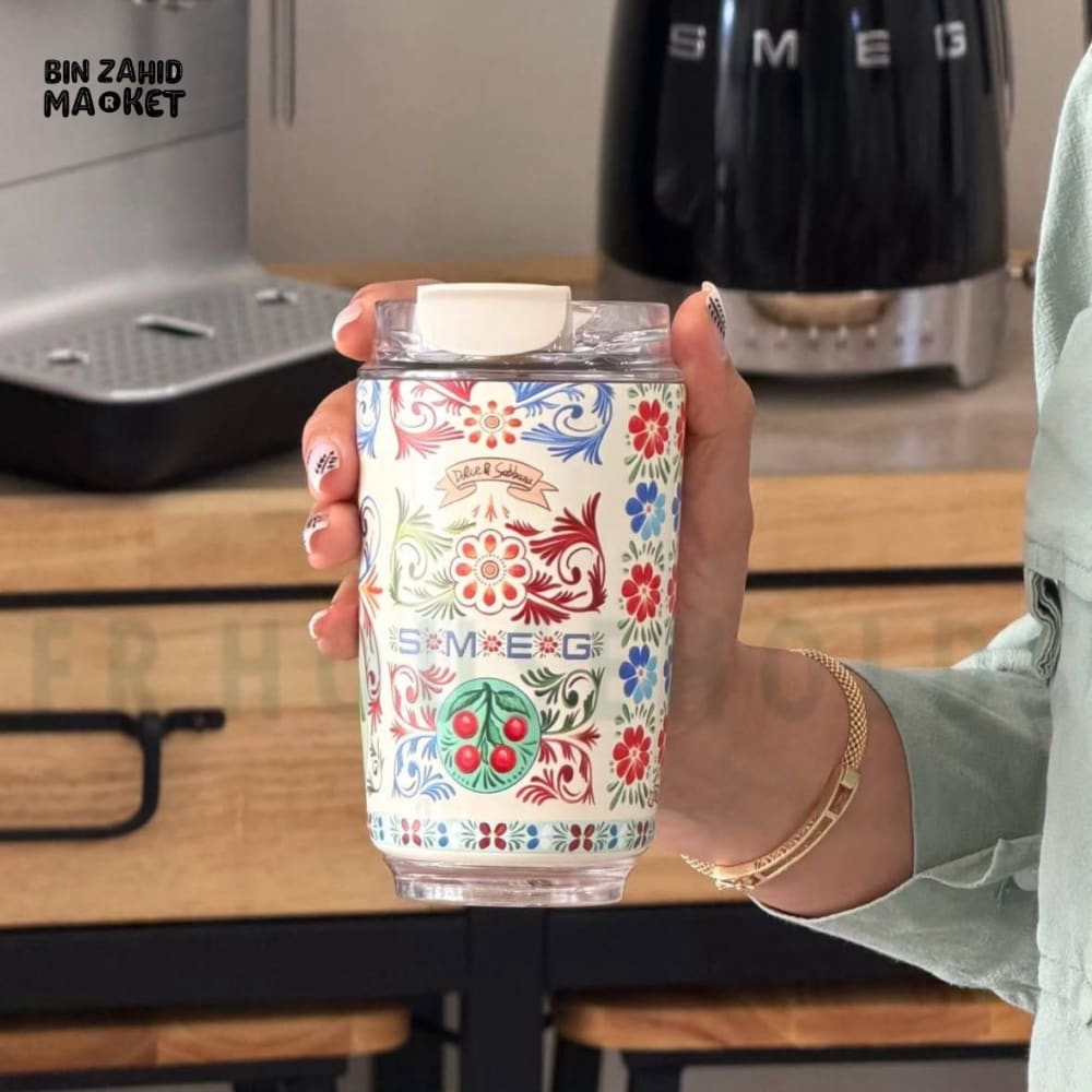 SMEG BOLCE & GABBANA TRAVEL MUG 320ML - PRICKLEY PEARS