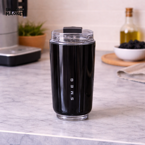 SMEG INSULATED TRAVEL MUG 320ML - BLACK