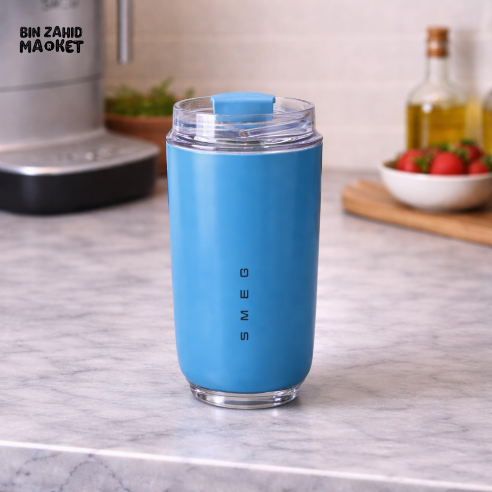 SMEG INSULATED TRAVEL MUG 320ML - BLUE