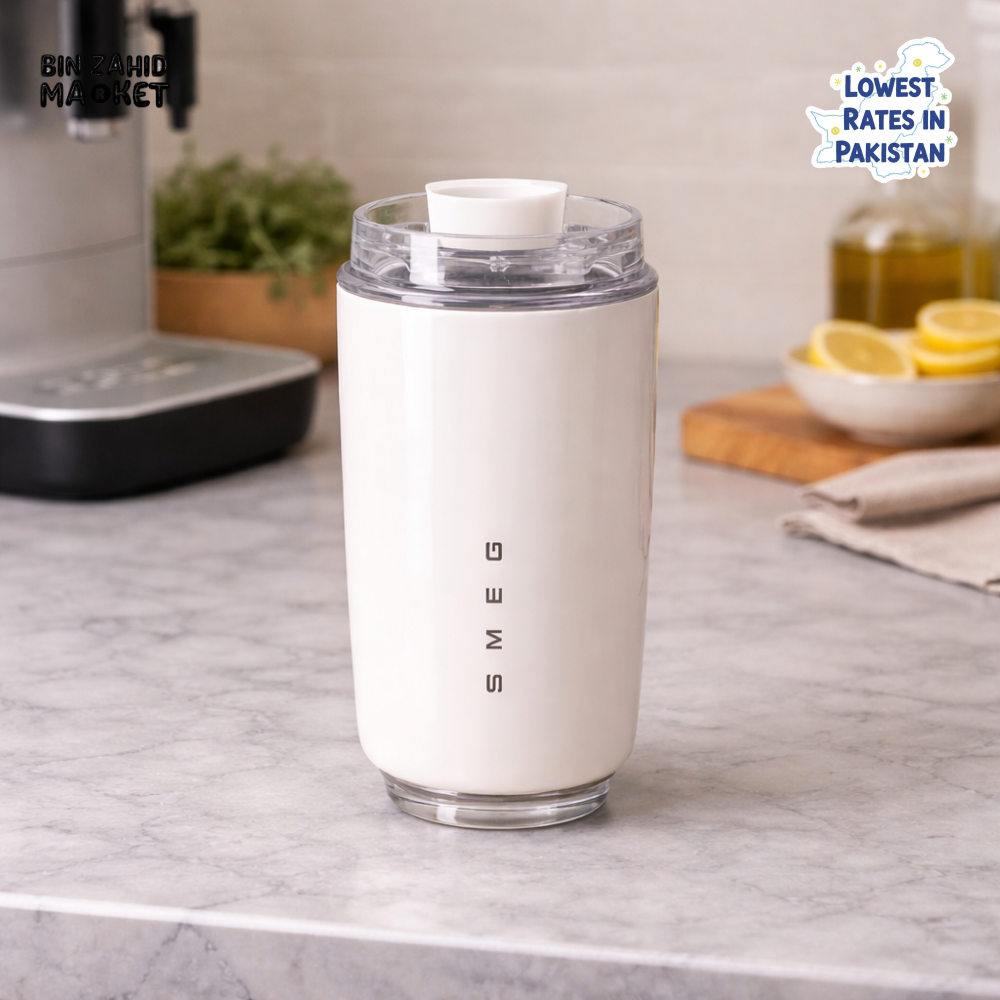 SMEG INSULATED TRAVEL MUG 320ML - CREAM