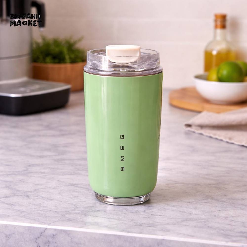 SMEG INSULATED TRAVEL MUG 320ML - GREEN