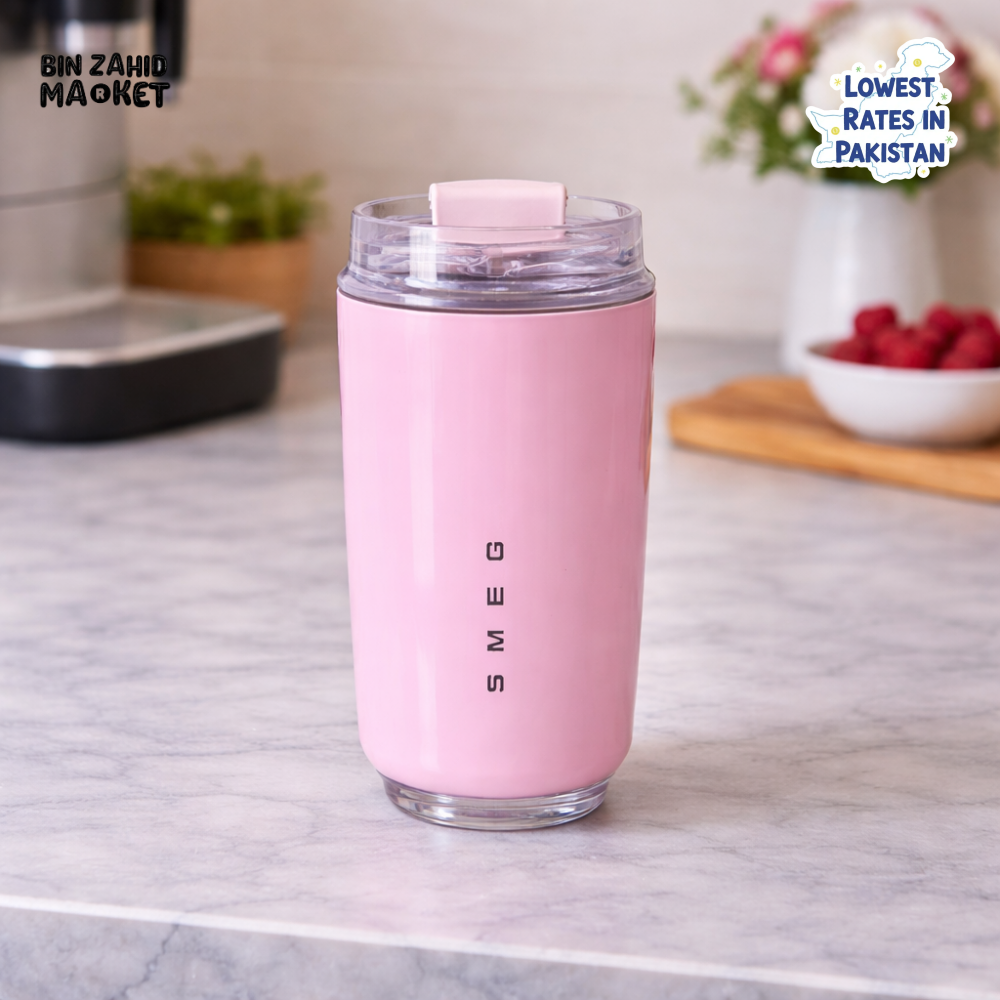 SMEG INSULATED TRAVEL MUG 320ML - PINK
