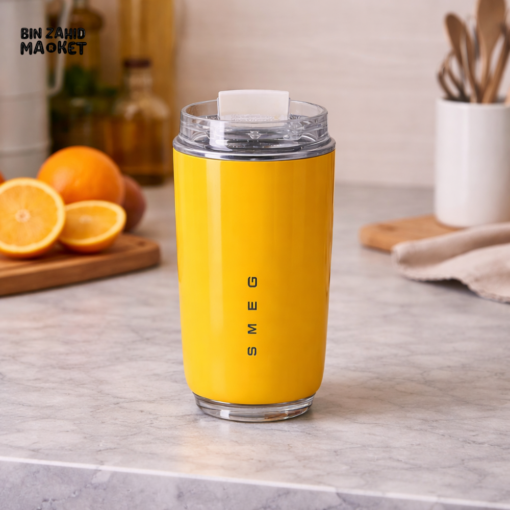 SMEG INSULATED TRAVEL MUG 320ML - YELLOW