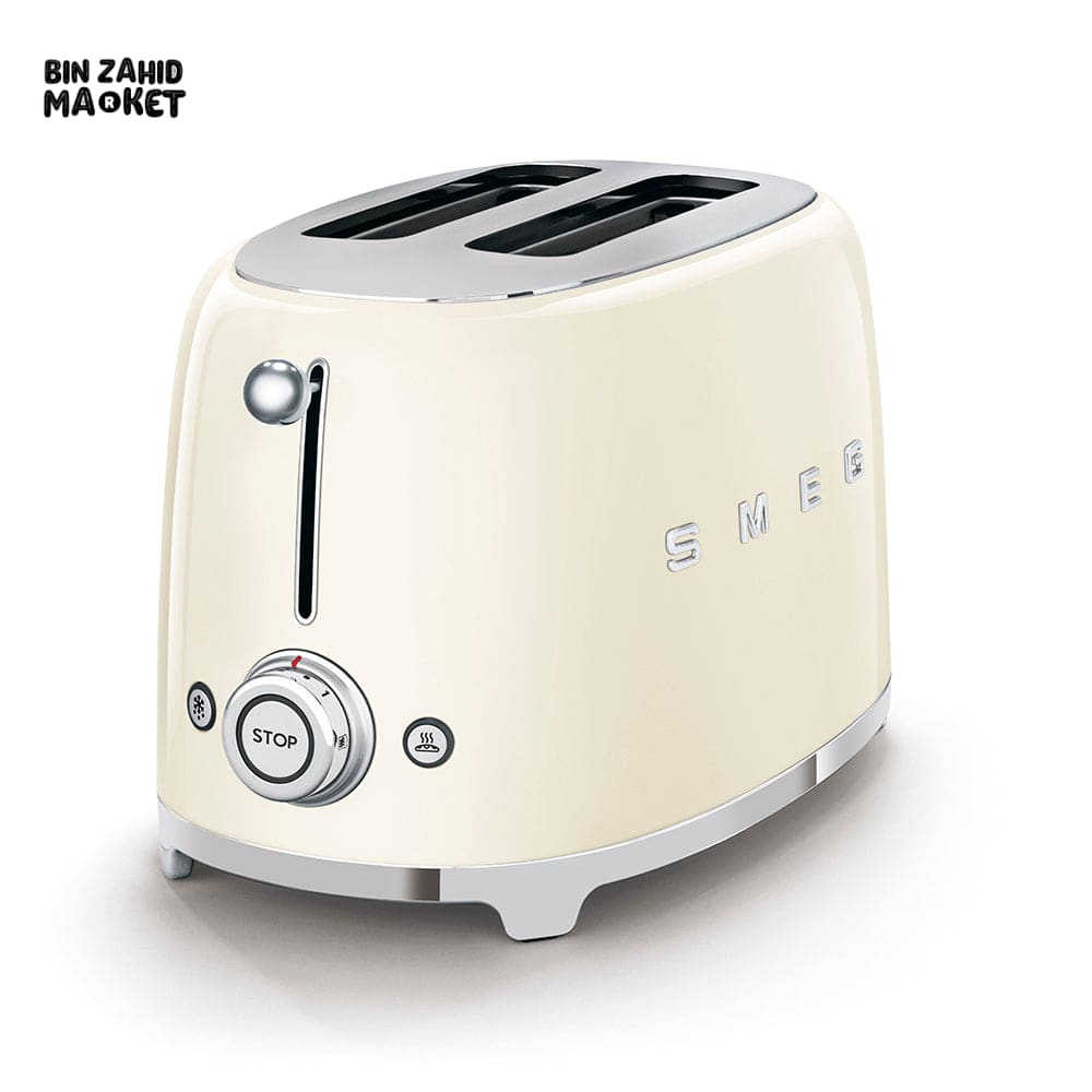 SMEG RETRO TOASTER 2 SLICES - CREAM