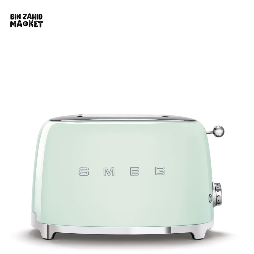 SMEG RETRO TOASTER 2 SLICES - PASTEL GREEN