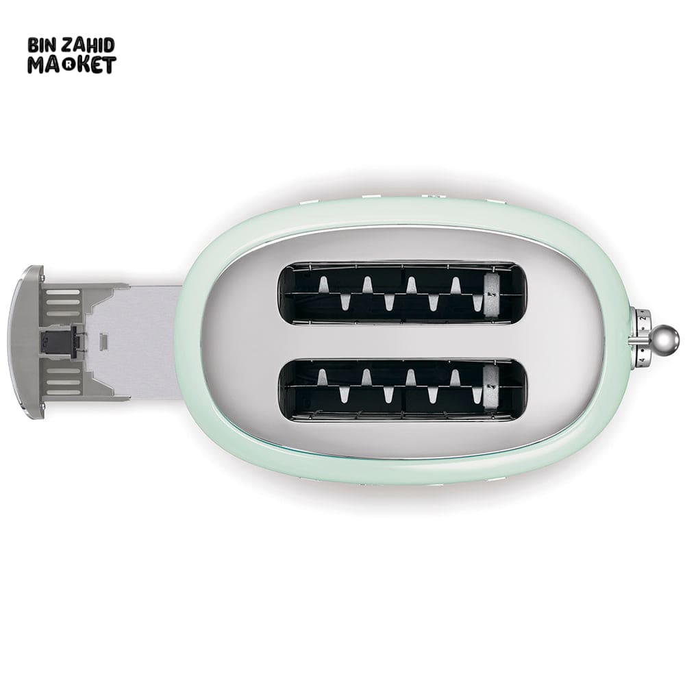 SMEG RETRO TOASTER 2 SLICES - PASTEL GREEN