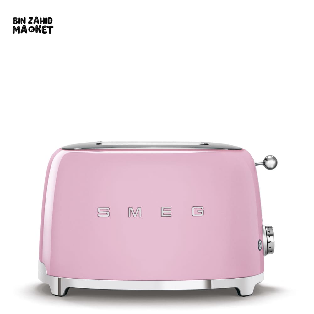 SMEG RETRO TOASTER 2 SLICES - PINK