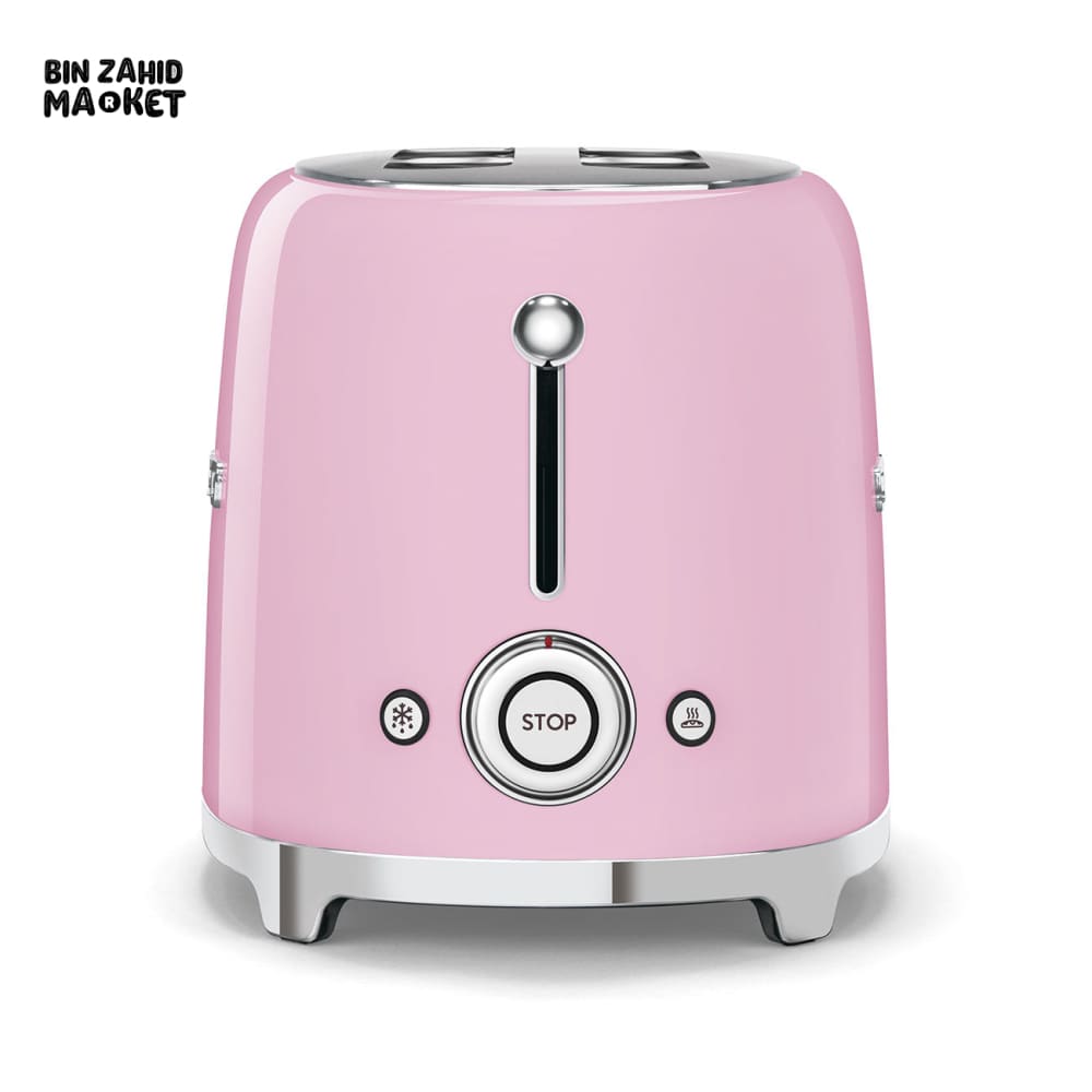 SMEG RETRO TOASTER 2 SLICES - PINK