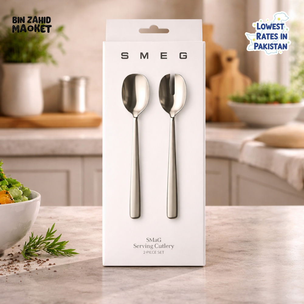 SMEG SALAD SERVING 2 PIECES UTENSILS