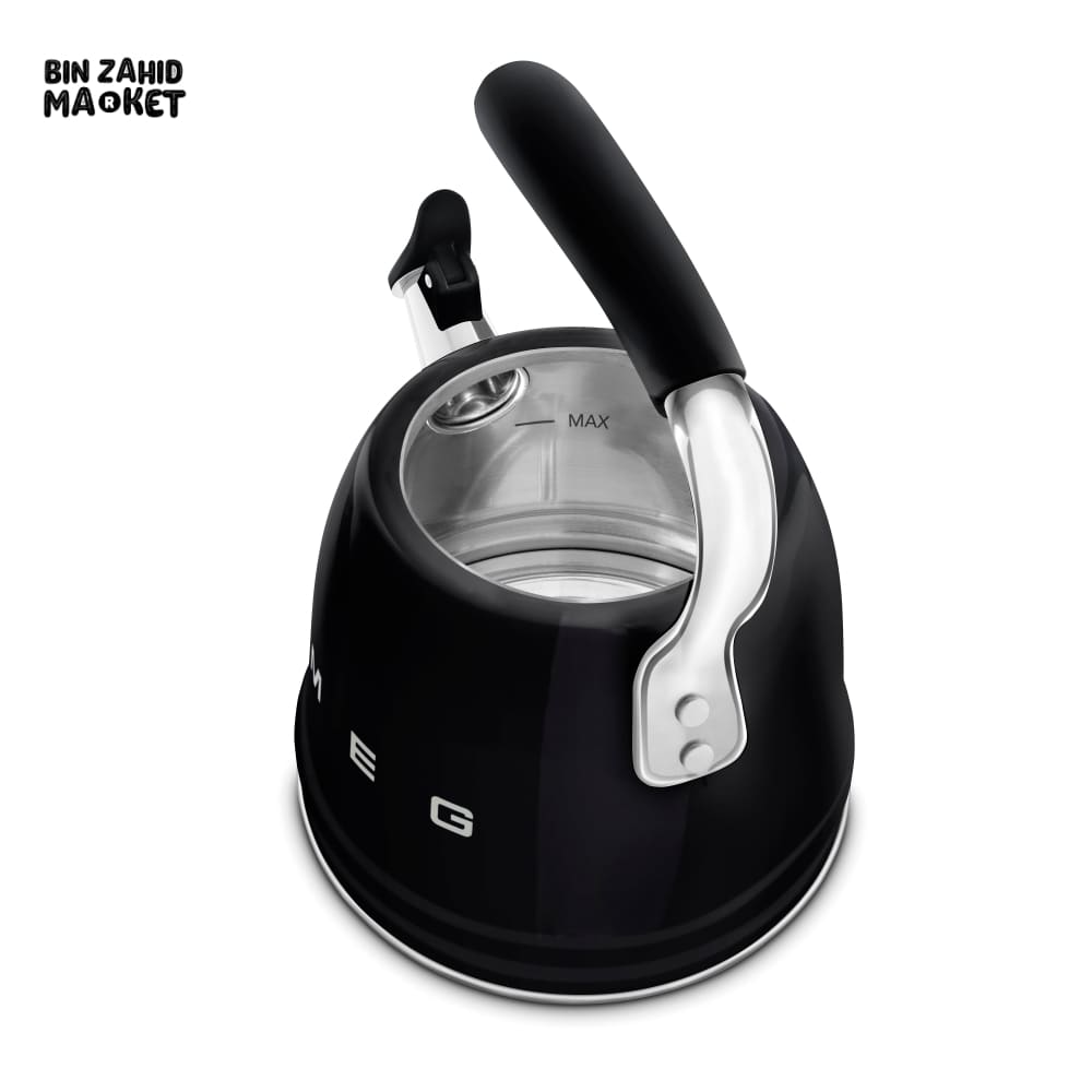 SMEG WHISTLING KETTLE - BLACK
