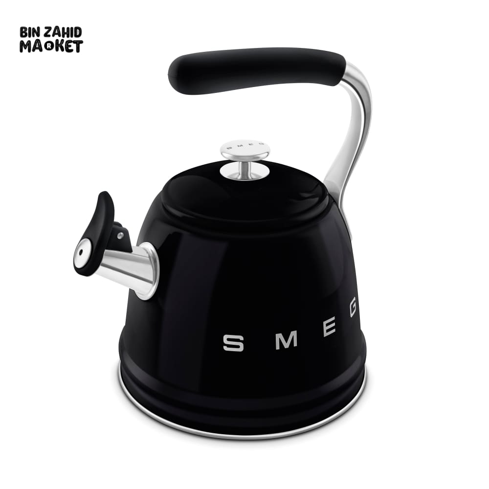SMEG WHISTLING KETTLE - BLACK