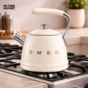 SMEG WHISTLING KETTLE - CREAM