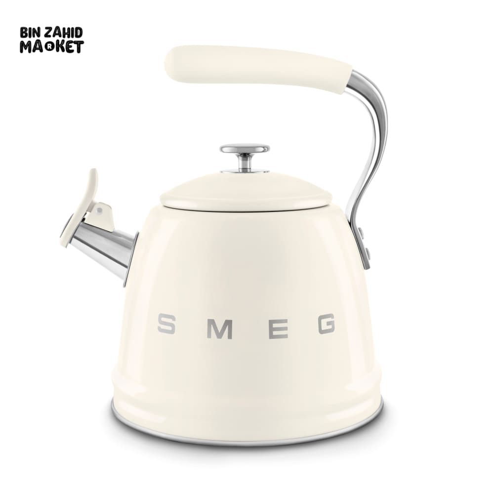 SMEG WHISTLING KETTLE - CREAM