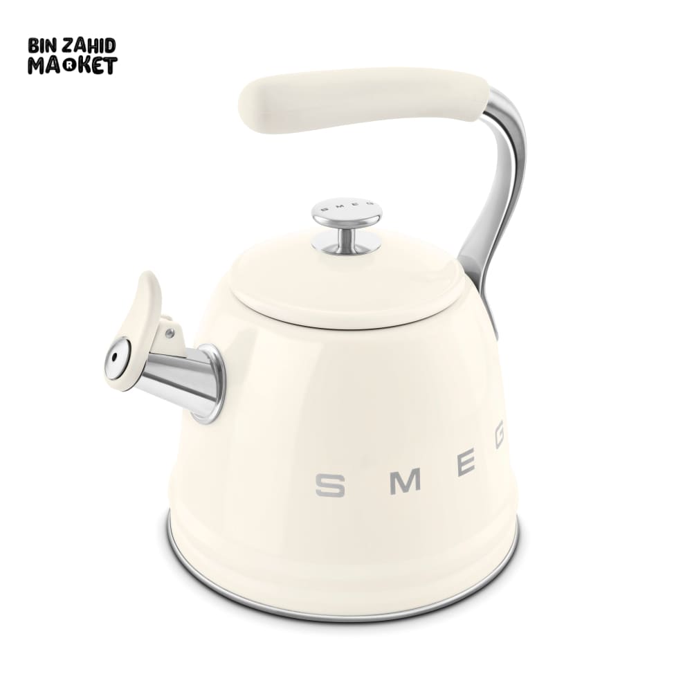 SMEG WHISTLING KETTLE - CREAM