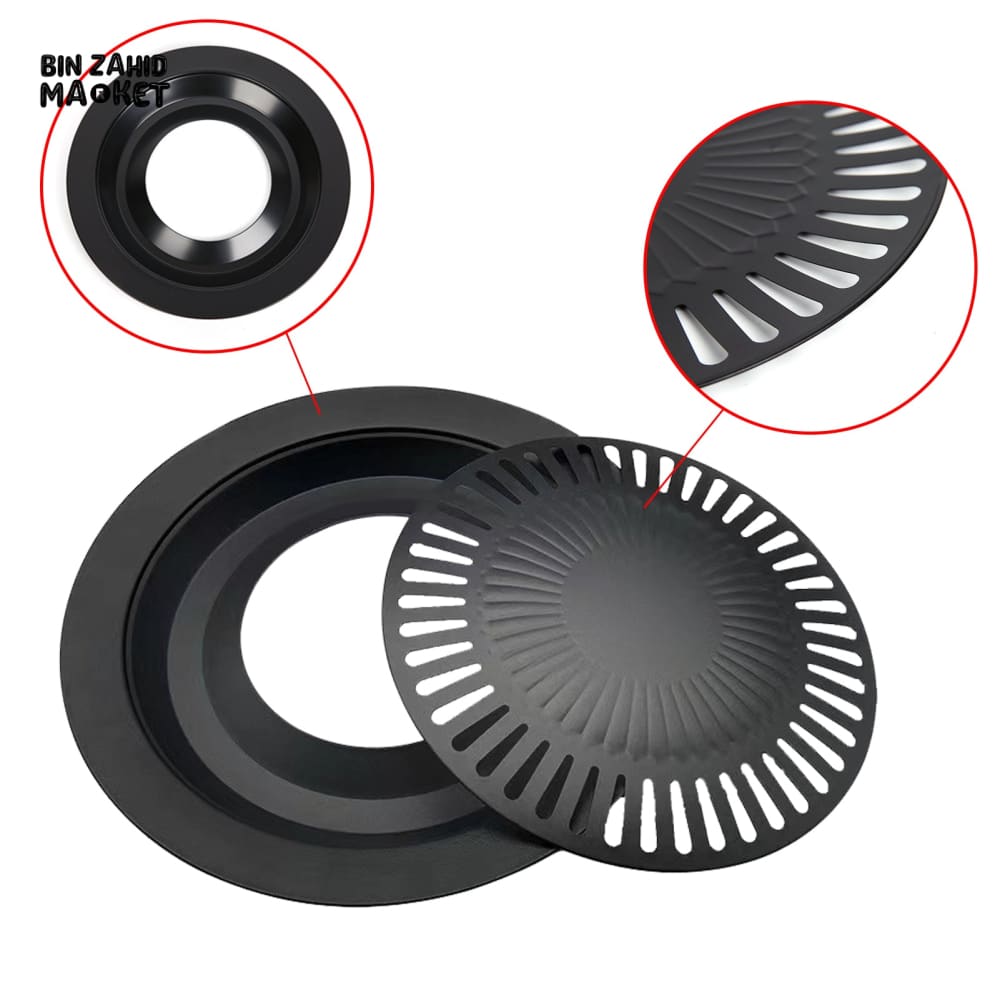 SMOKELESS INDOOR BBQ GRILL PAN FOR STOVE - Grill Pans