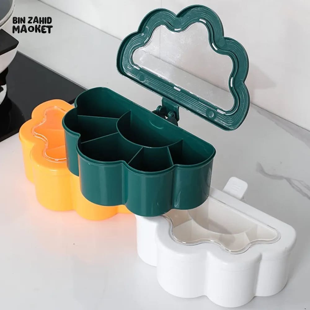 SMOOTH ZIPPER SEASONING BOX WITH LID