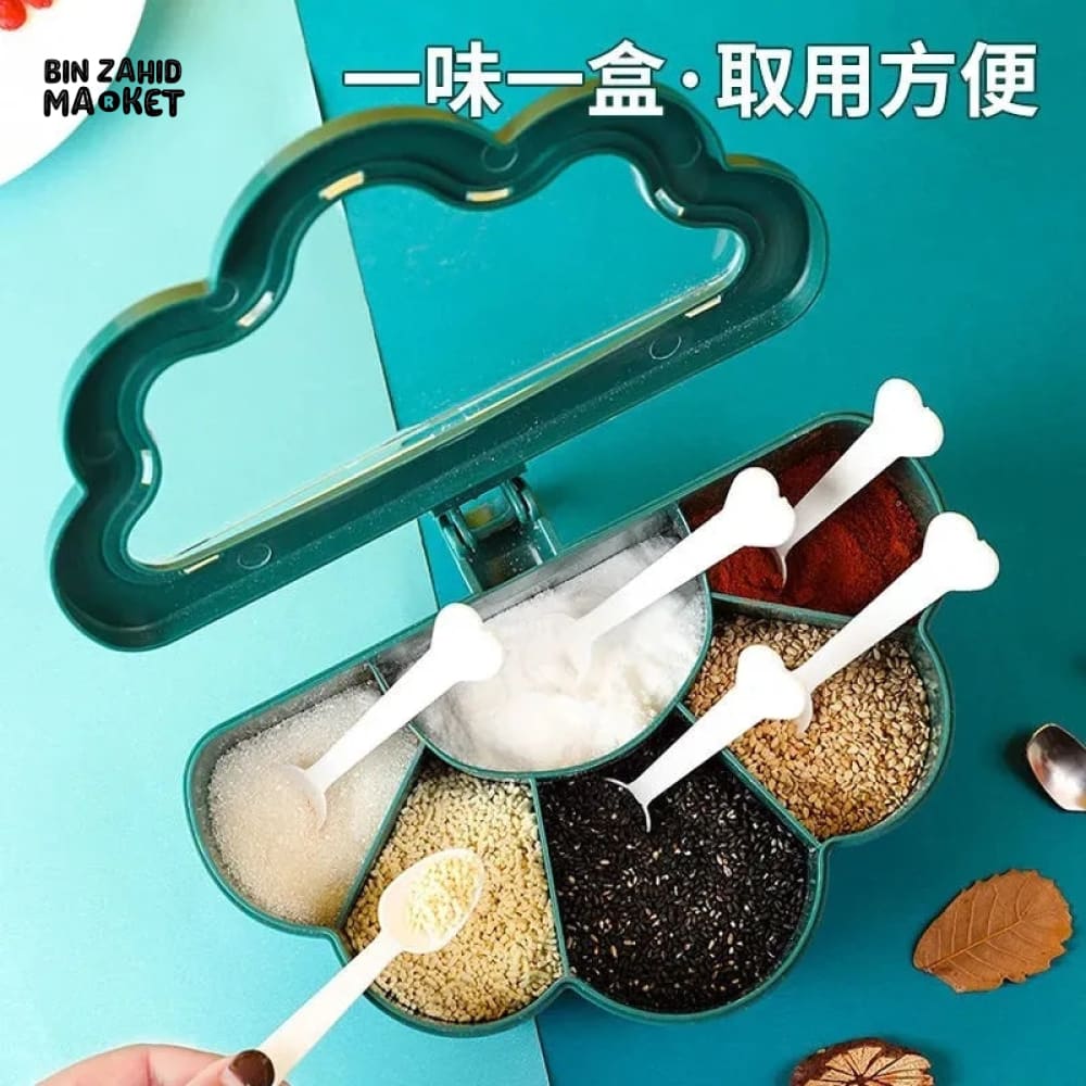 SMOOTH ZIPPER SEASONING BOX WITH LID