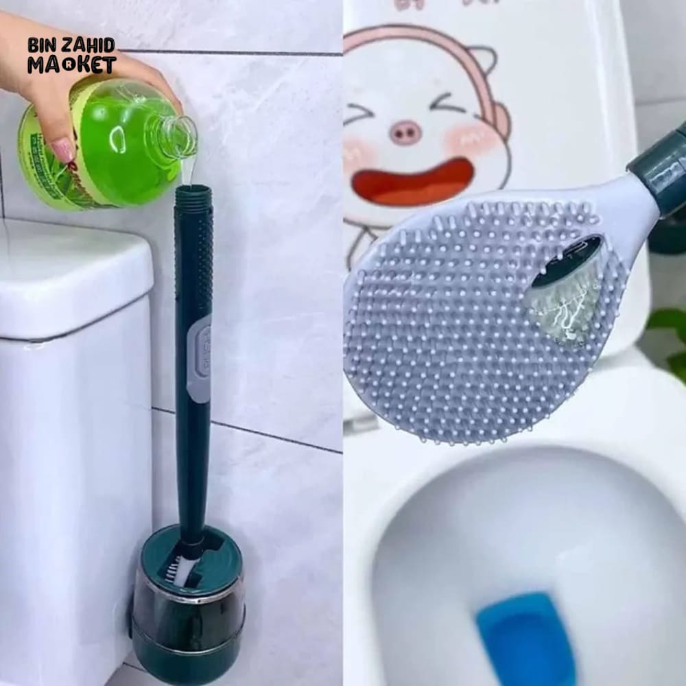 SOAP DISPENSING TOILET BRUSH