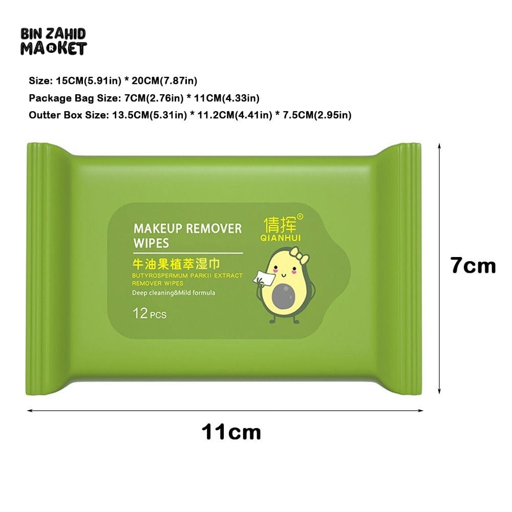 SOFT COTTON MAKEUP REMOVER WIPES 80 PCS DISPOSABLE FACIAL CLEANSING PADS