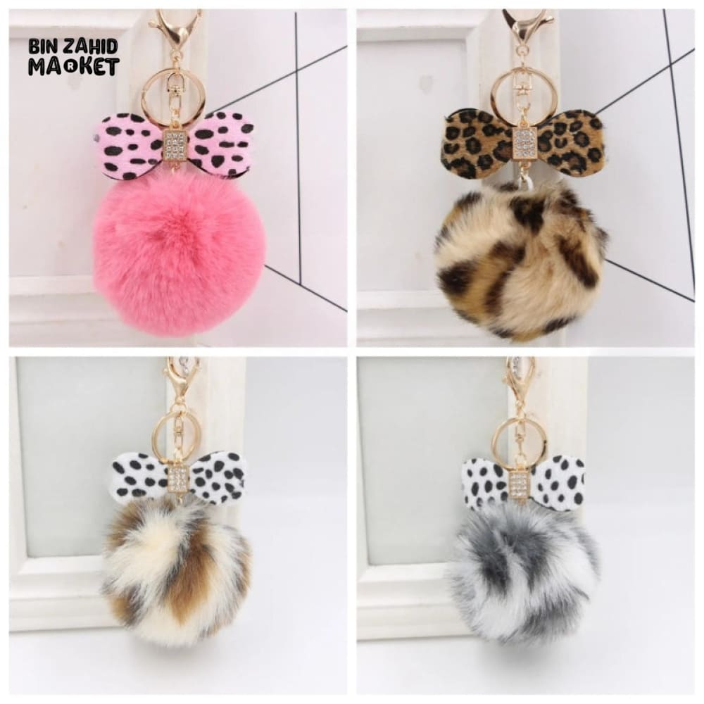 SOFT ROUND KEYCHAIN PENDANT — EXQUISITE DECOR FOR BAGS & DAILY USE