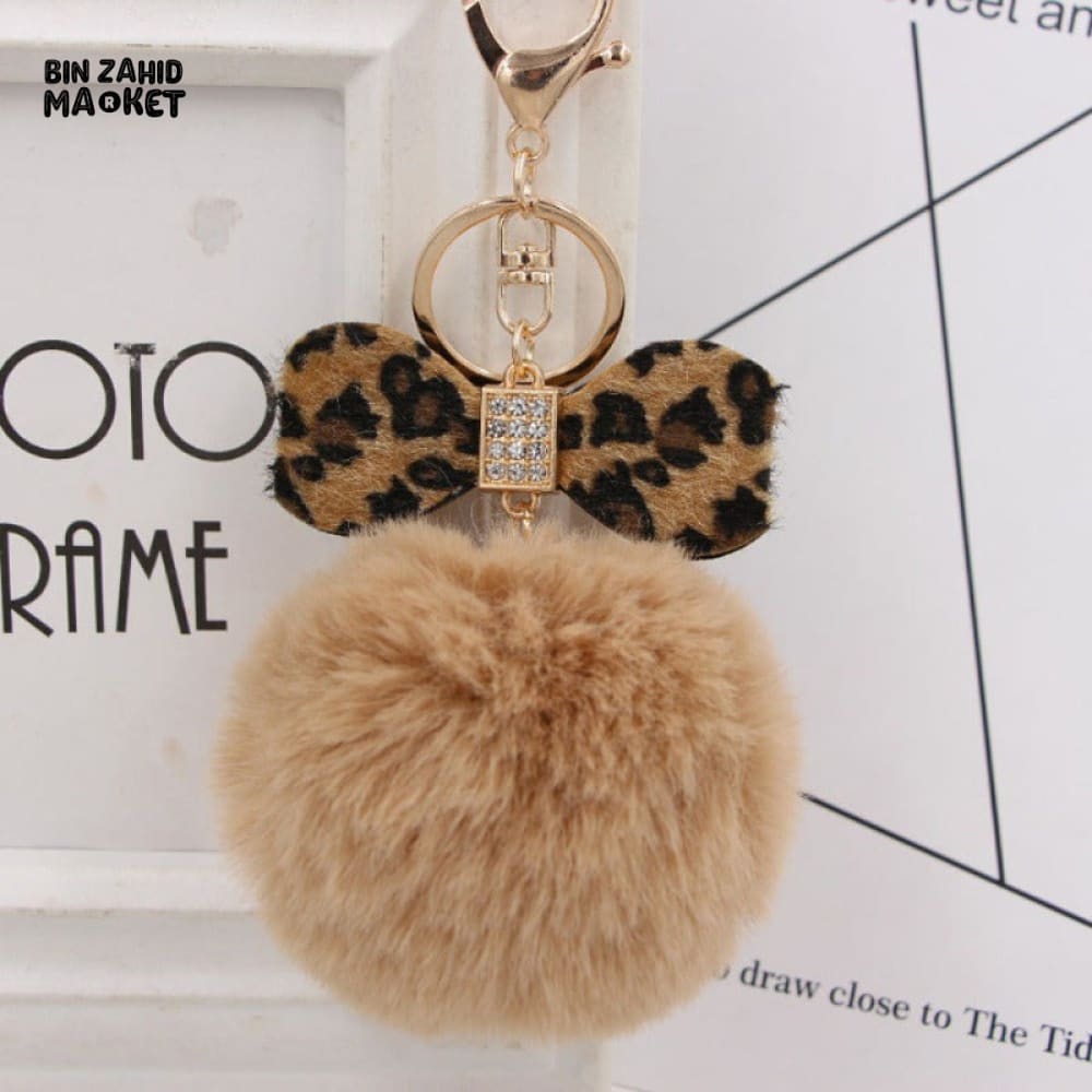 SOFT ROUND KEYCHAIN PENDANT — EXQUISITE DECOR FOR BAGS & DAILY USE