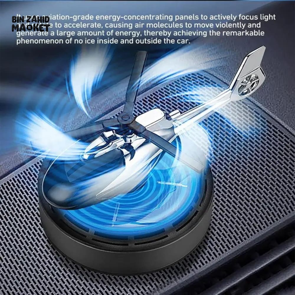 SOLAR POWERED COPTER CAR FRAGRANCE DIFFUSER