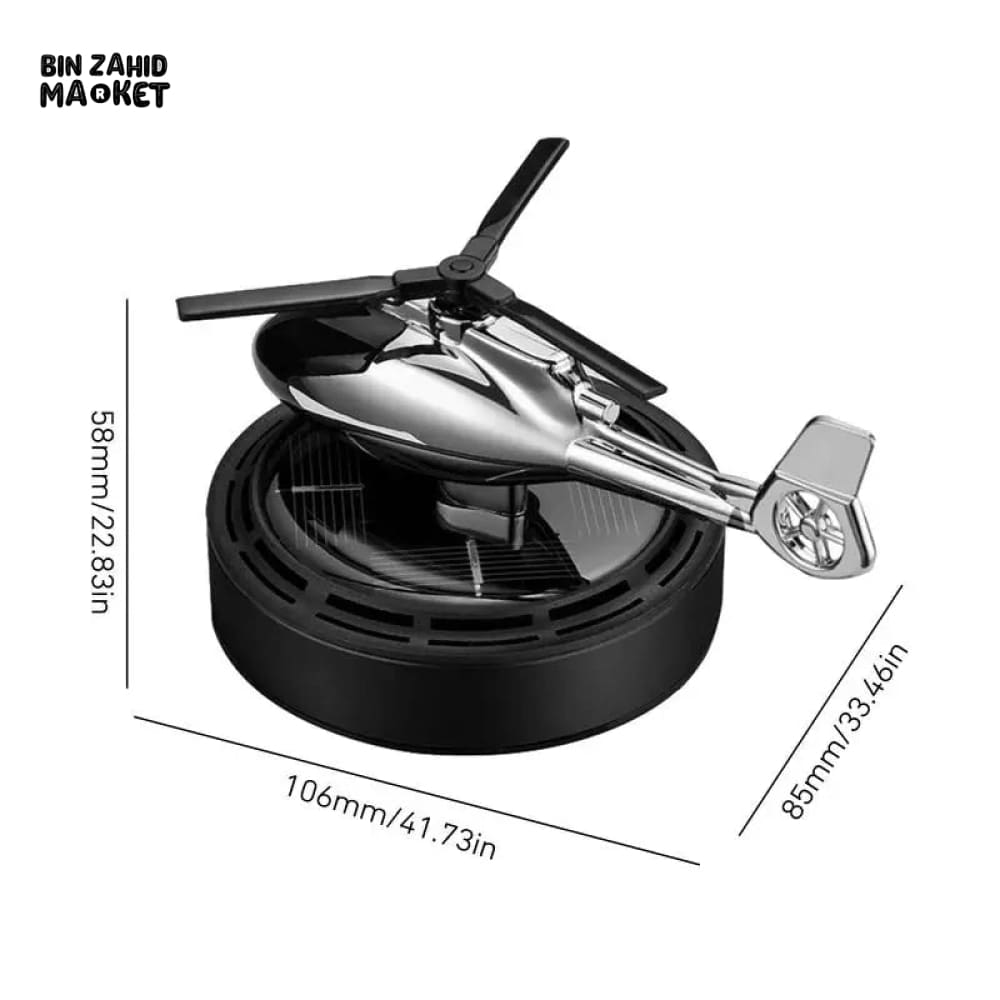 SOLAR POWERED COPTER CAR FRAGRANCE DIFFUSER