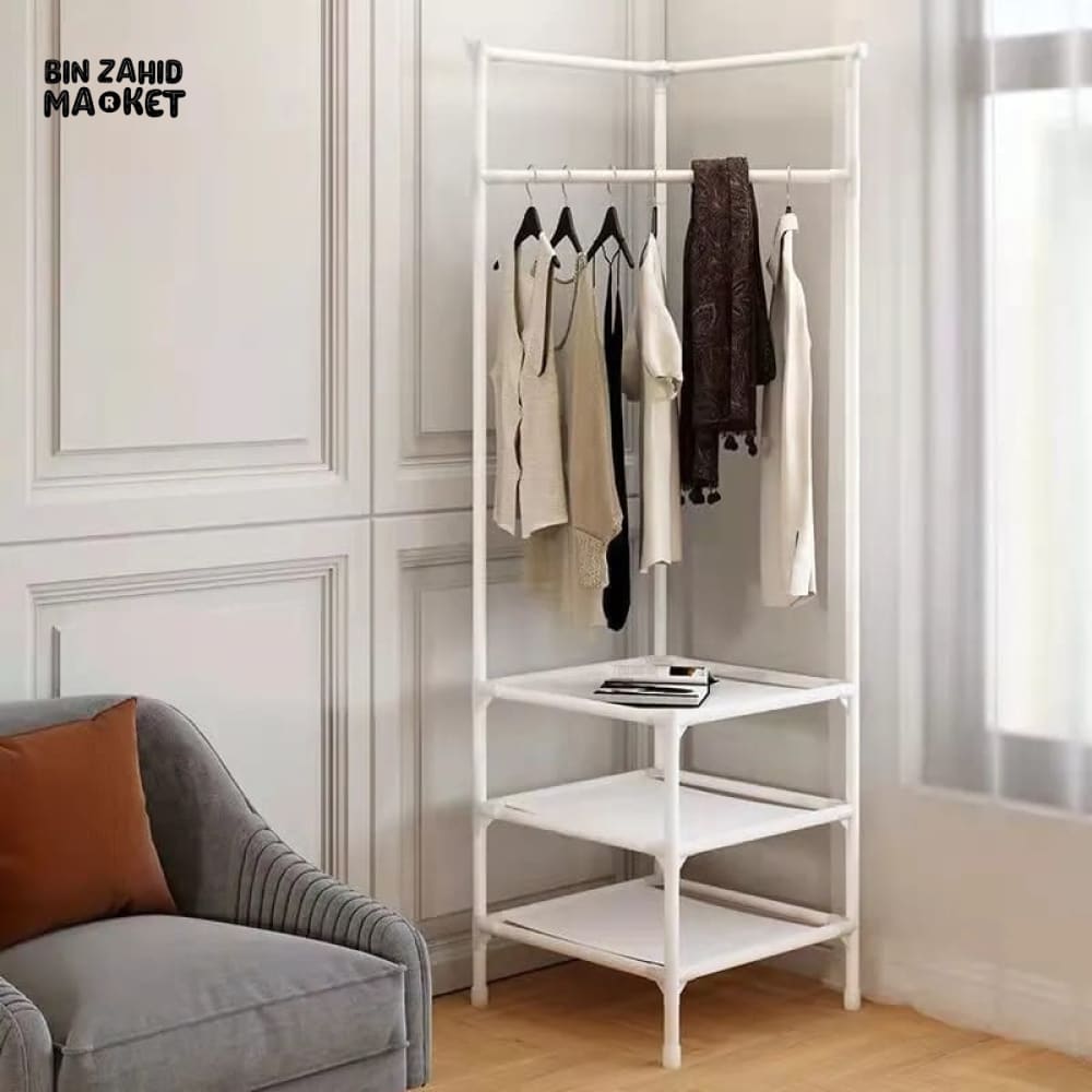 SPACE SAVING CORNER SHELF