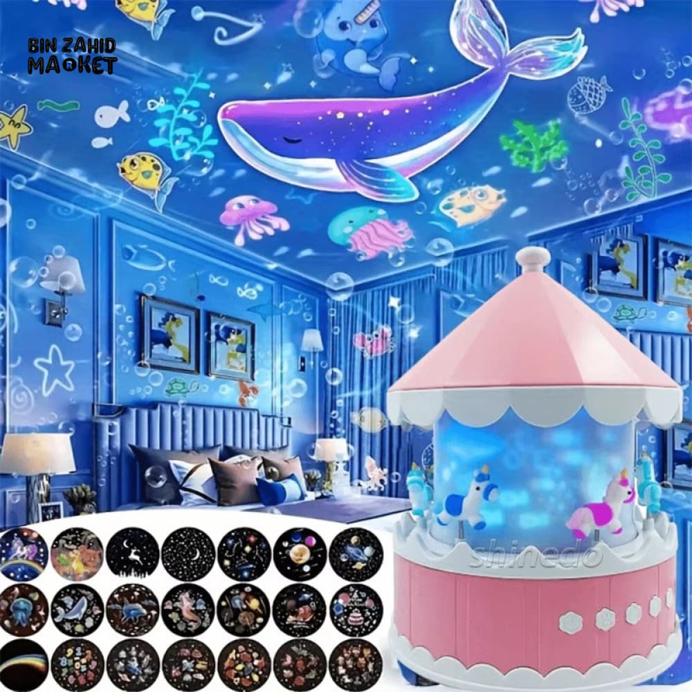 SPIN-UP GALAXY STAR PROJECTOR NIGHT LIGHT – PERFECT GIFT