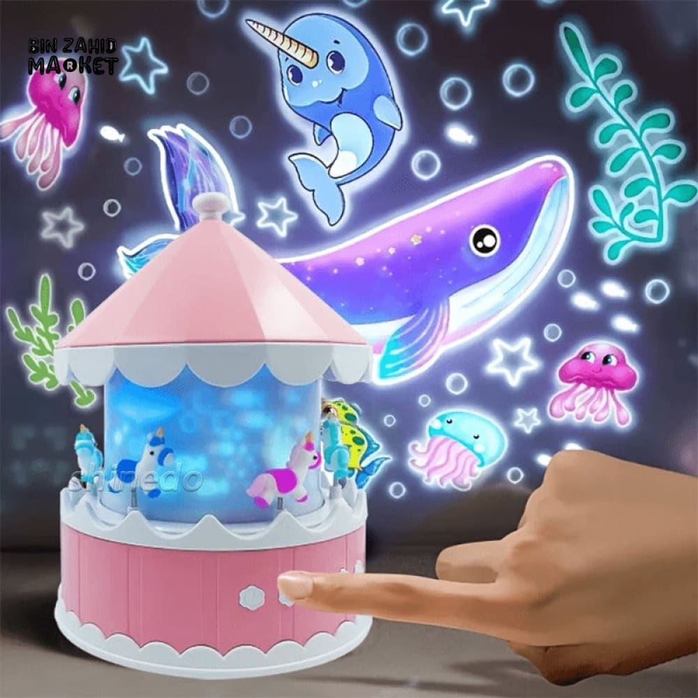 SPIN-UP GALAXY STAR PROJECTOR NIGHT LIGHT – PERFECT GIFT