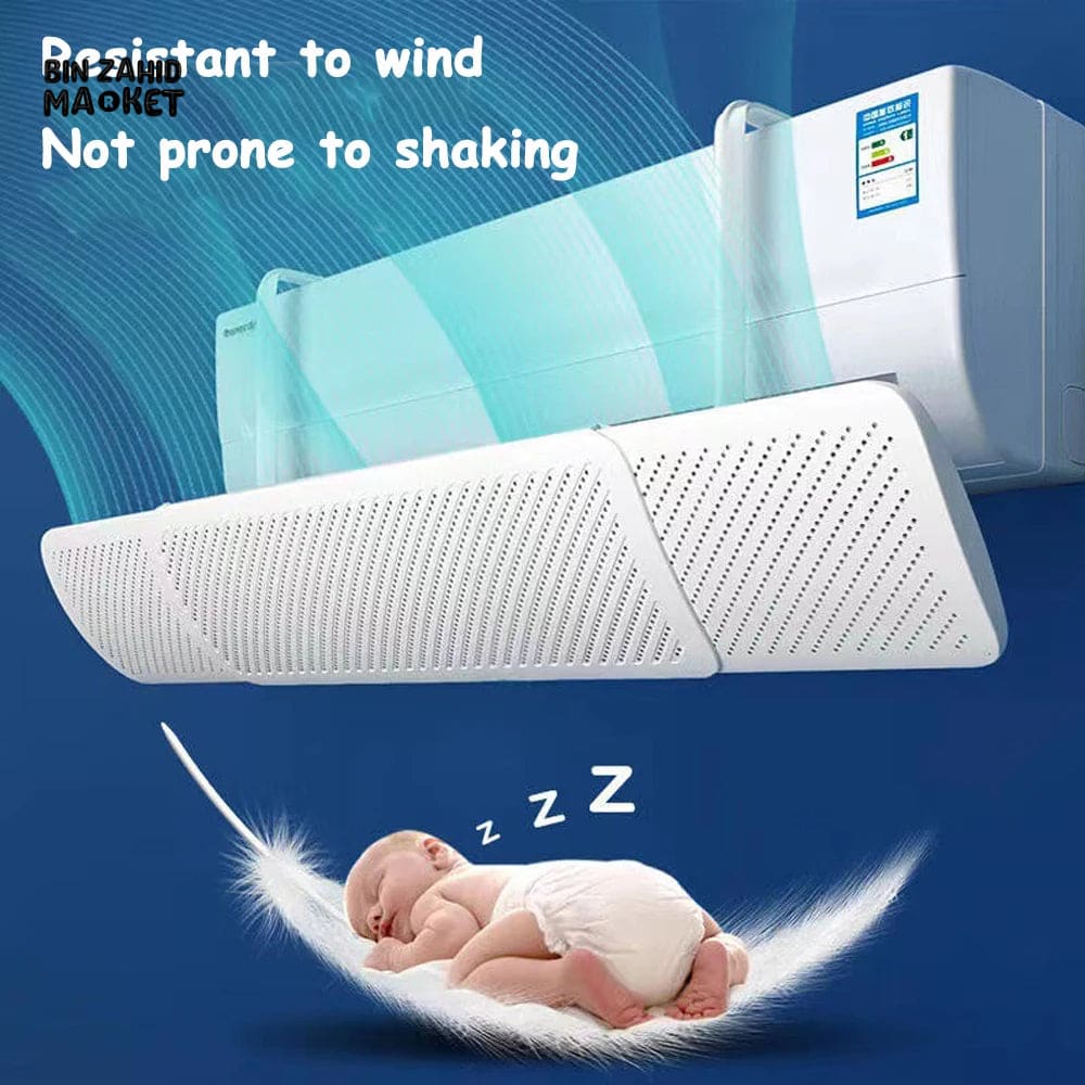 SPLIT AC AIR DEFLECTOR FREE SIZE FITS TO ALL AC SIZES - PREMIUM