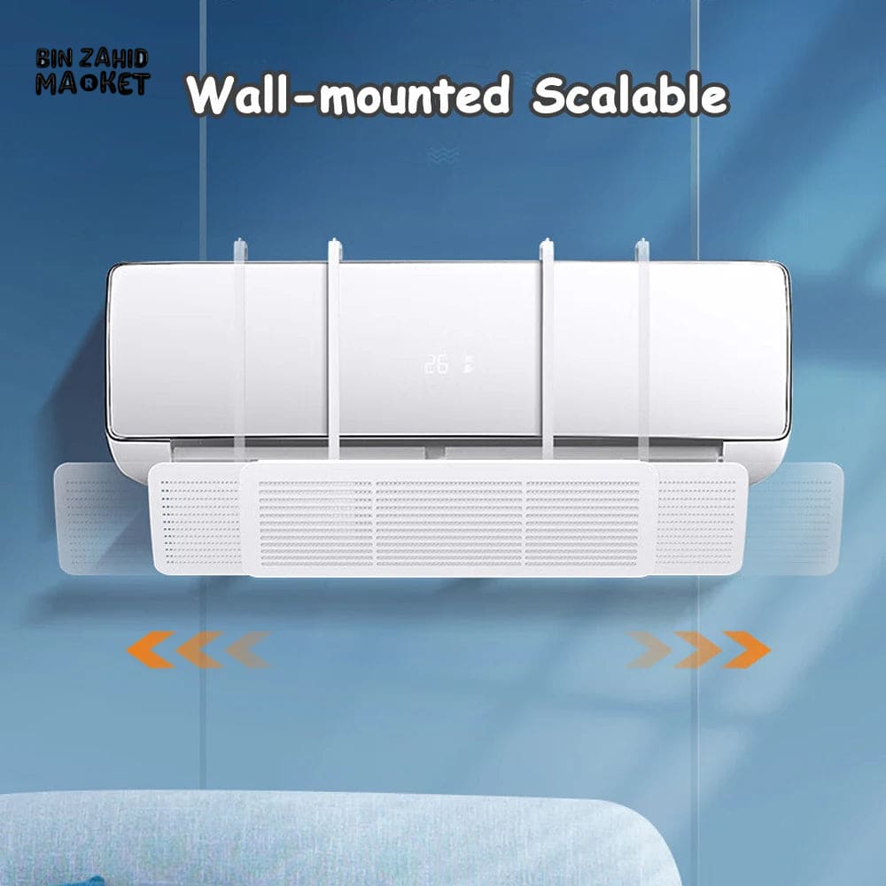 SPLIT AC AIR DEFLECTOR FREE SIZE FITS TO ALL AC SIZES - PREMIUM