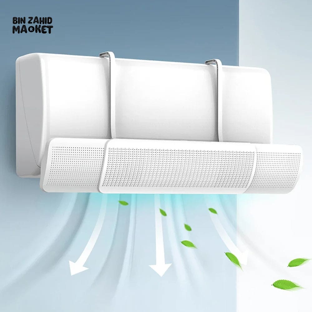 SPLIT AC AIR DEFLECTOR FREE SIZE FITS TO ALL AC SIZES - PREMIUM