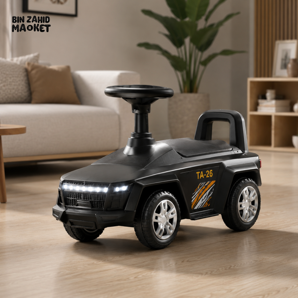 SPORTS SUV KIDS RIDE-ON PUSH CAR - BLACK