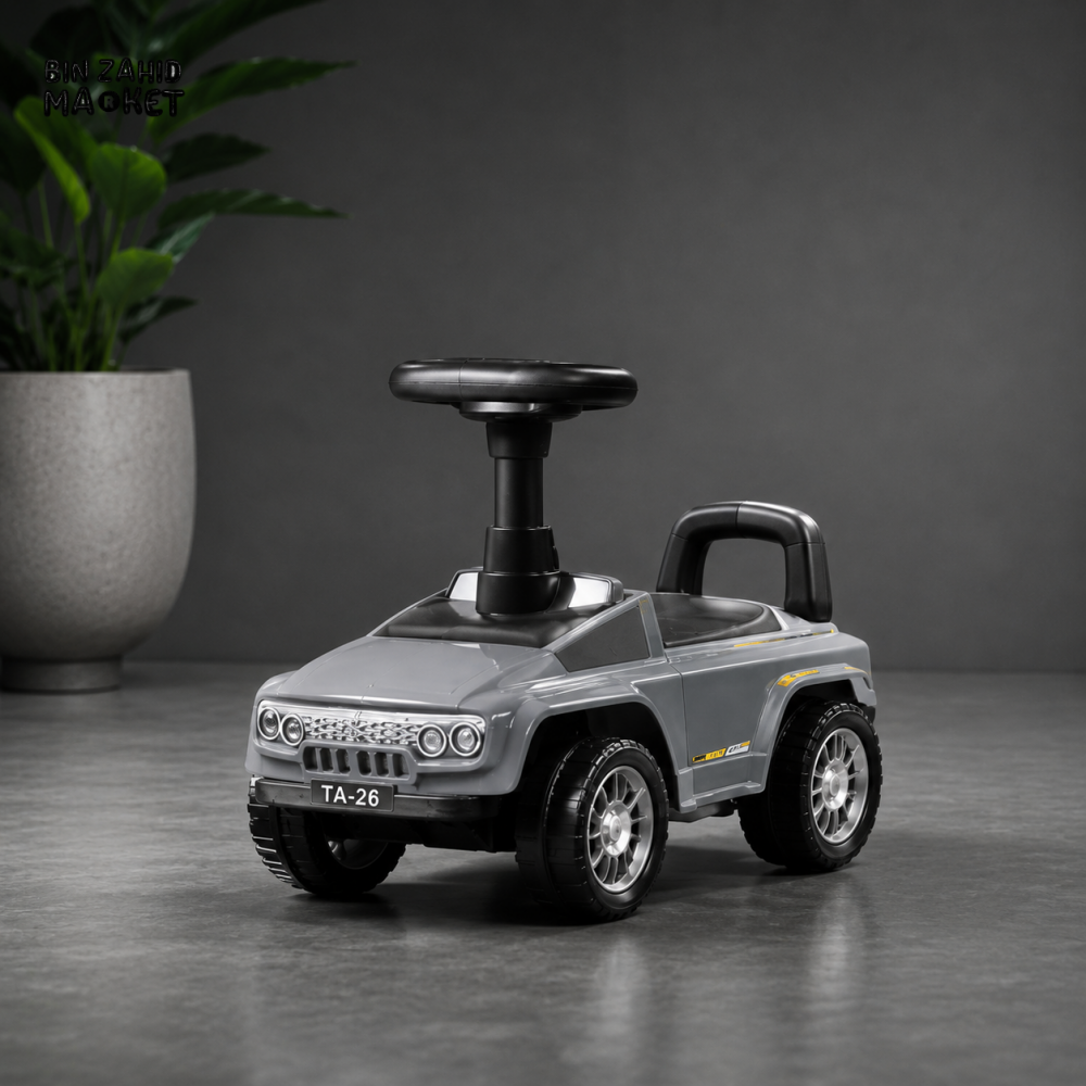 SPORTS SUV KIDS RIDE-ON PUSH CAR - GREY
