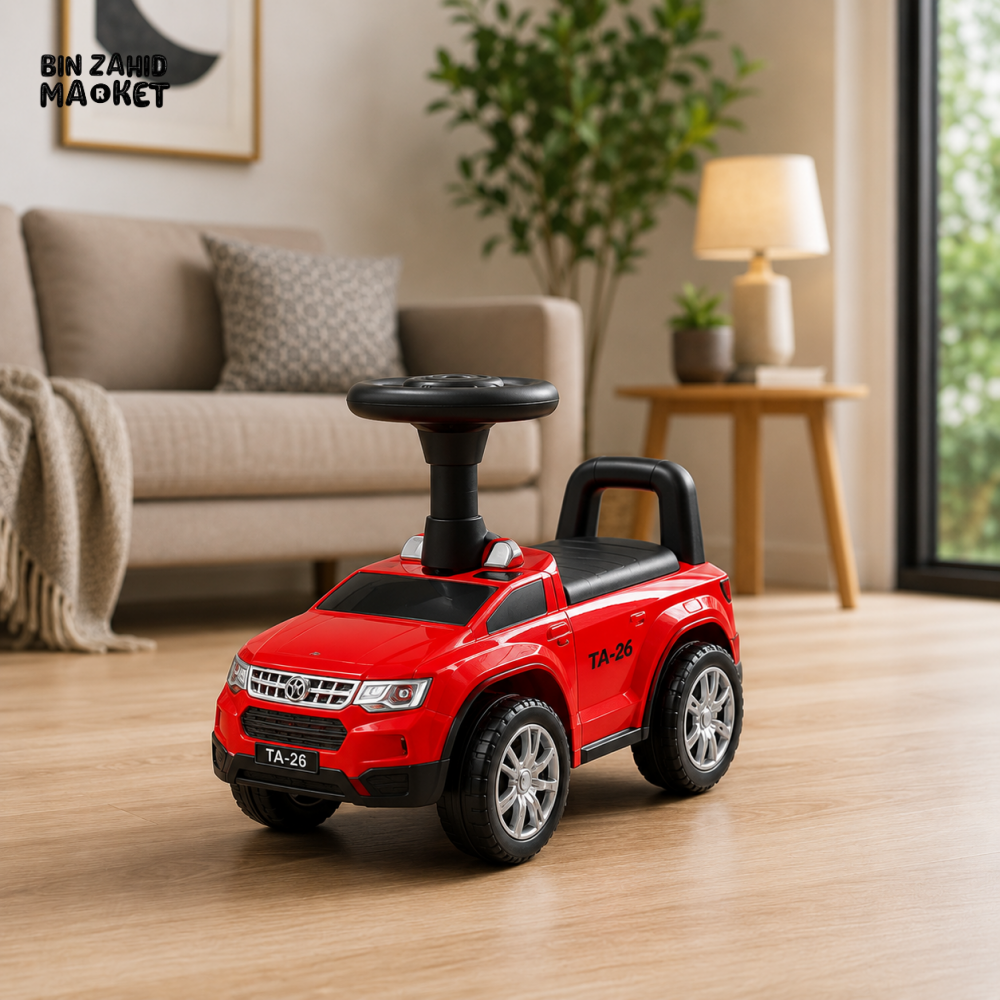 SPORTS SUV KIDS RIDE-ON PUSH CAR - RED