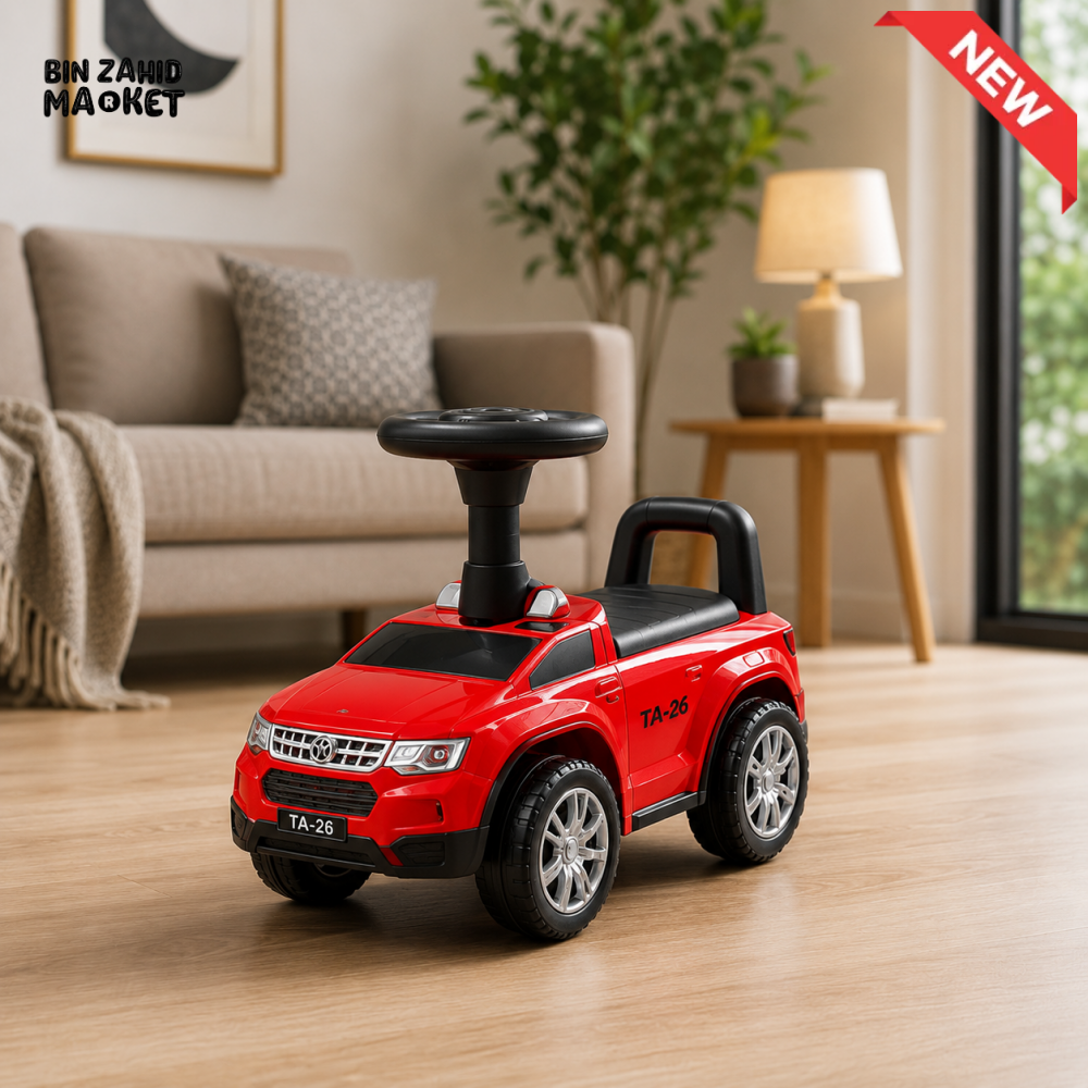 SPORTS SUV KIDS RIDE-ON PUSH CAR - RED