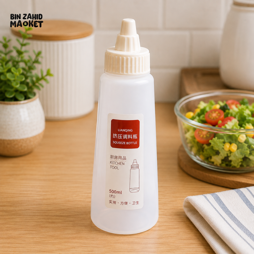 SQUEEZE SAUCE BOTTLE - 500 ML - Bottles