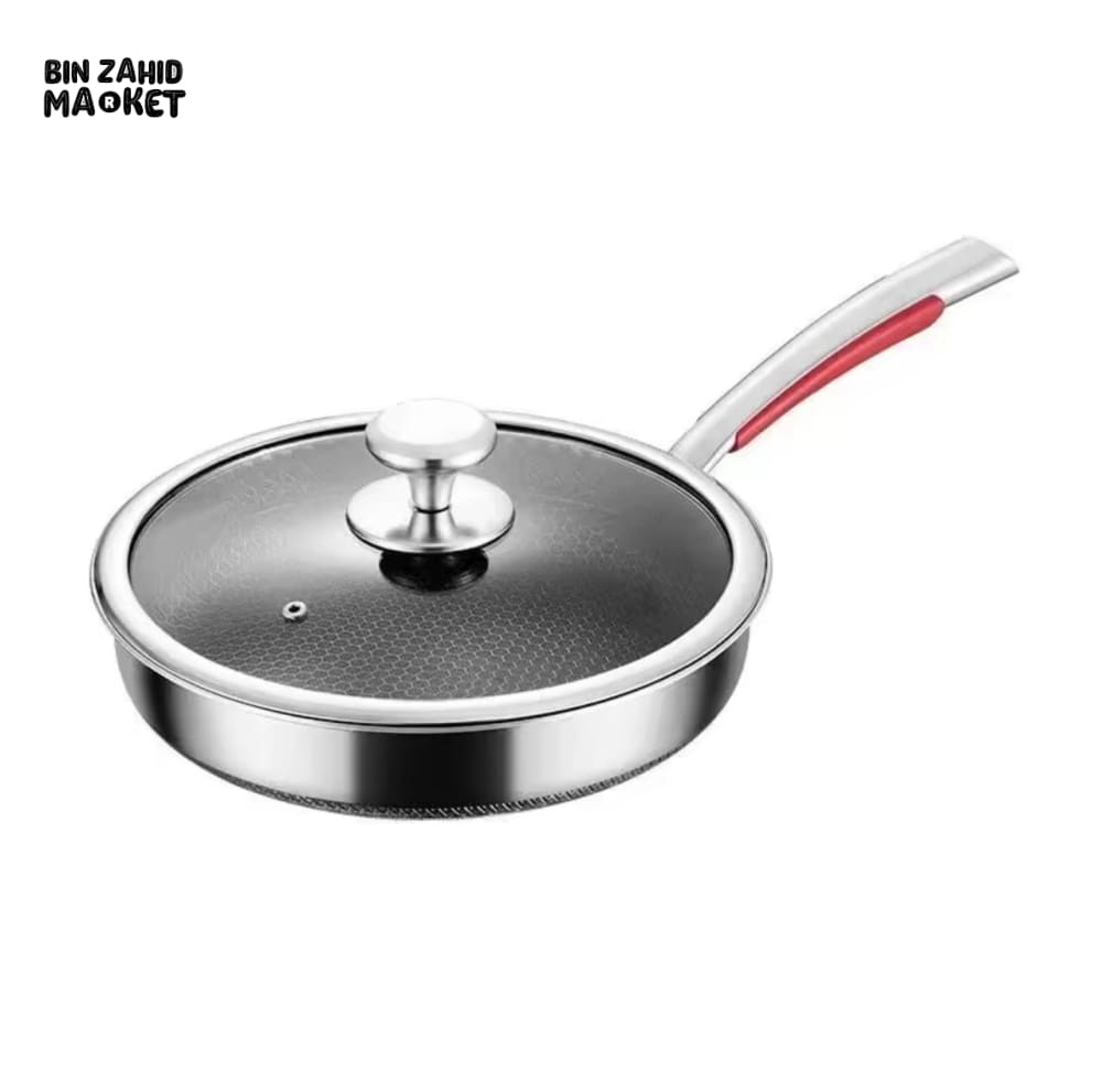 STAINLESS STEEL 316 NON-STICK FRYING PAN - HEALTHY & DURABLE COOKWARE