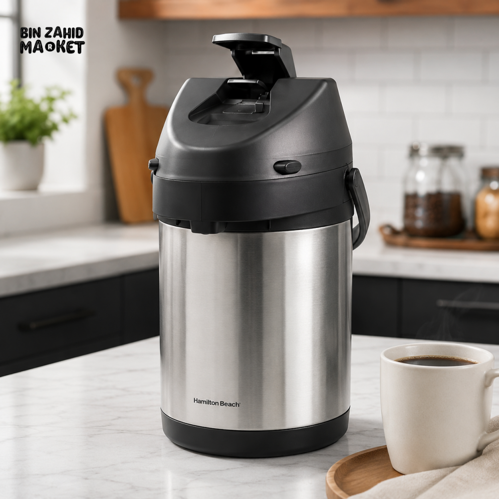 STAINLESS STEEL AIRPOT COFFEE DISPENSER - Home Utility Accessories