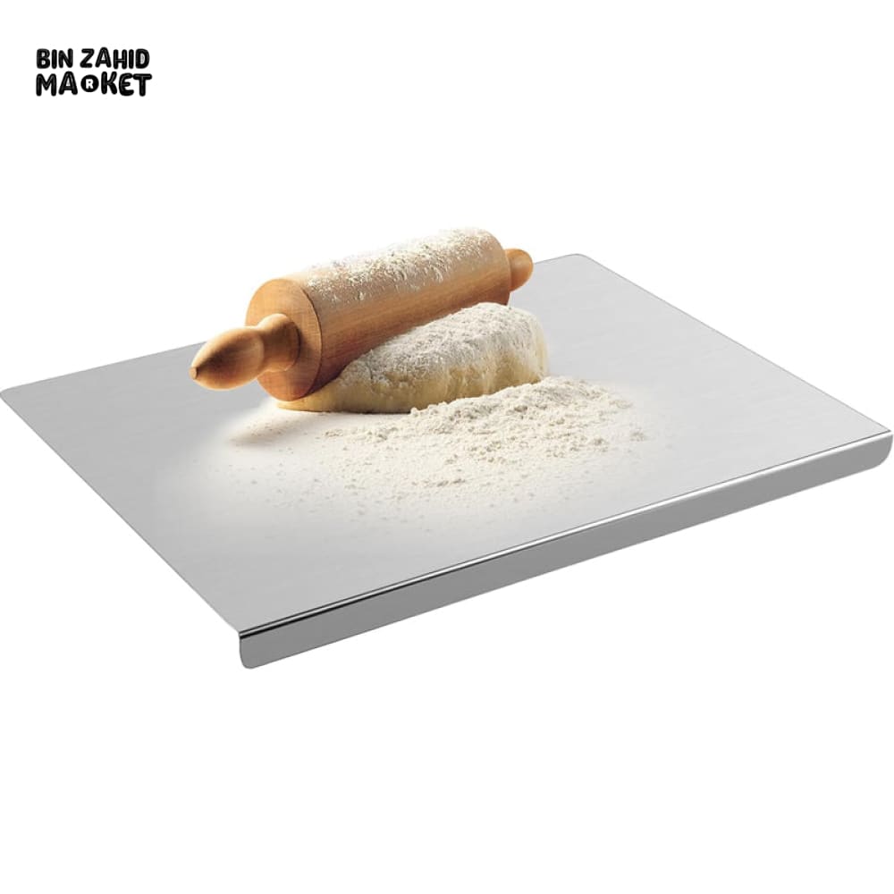 STAINLESS STEEL CHOPPING BOARD DOUBLE PANEL KITCHENWARE - 30CMX40CM