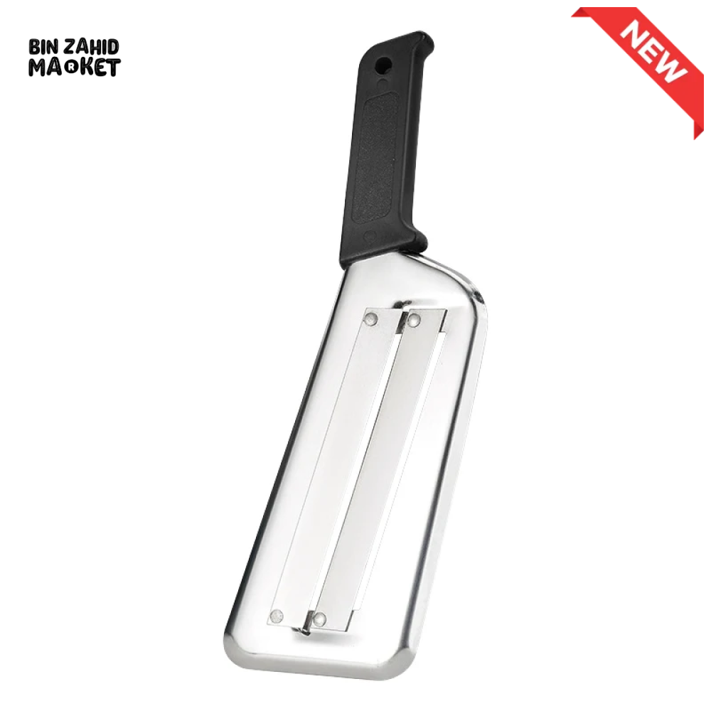 STAINLESS STEEL DOUBLE-BLADE CABBAGE & VEGETABLE SLICER WITH HANDLE - 1 PIECE