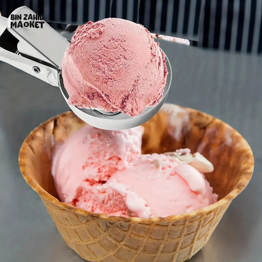STAINLESS STEEL ICE CREAM SCOOPER